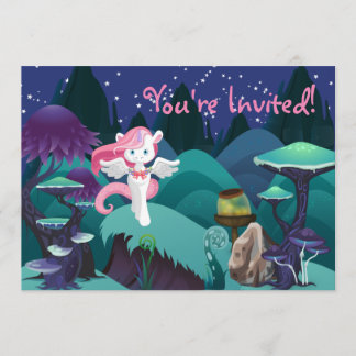 Invitation Anniversaire de la licorne