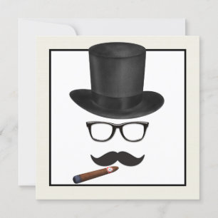 Invitation Anniversaire de la Moustache de Man