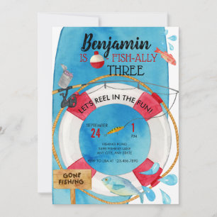 Invitation Anniversaire de la pêche