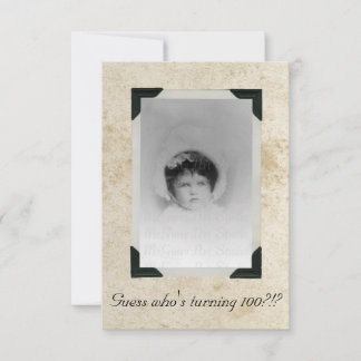 Invitation Anniversaire de la photo en papier peint