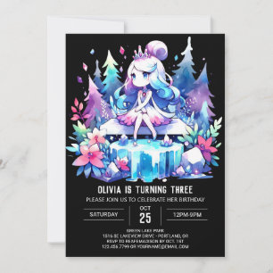 Invitation Anniversaire de la Reine Princesse