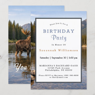 Invitation Anniversaire de la rivière Montagne Orignal Faune