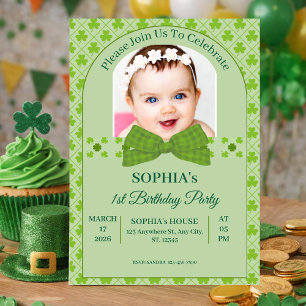 Invitation Anniversaire de la Saint-Patrick 1 an