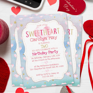 Invitation Anniversaire de la Saint-Valentin