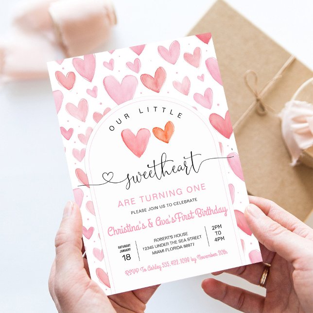 Invitation Anniversaire de la Saint-Valentin (Créateur téléchargé)