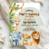 Anniversaire de la savane verte appelant tous les