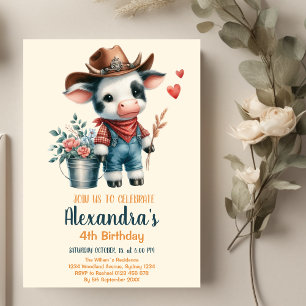 Invitation Anniversaire de la Vache Sainte