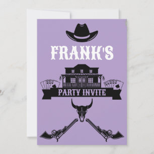 Invitation Anniversaire de la Wild West Americana