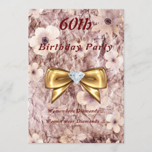 Invitation Anniversaire de l'Anniversaire de Rose Rose Gold D