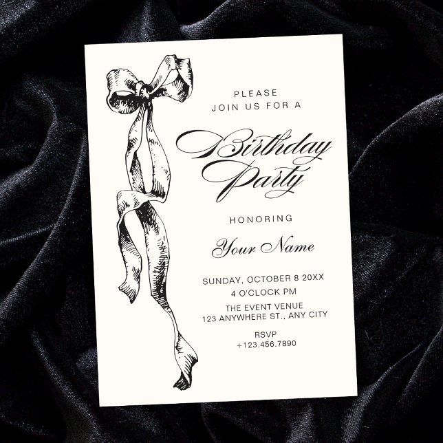 Invitation Anniversaire de l'arc (Créateur téléchargé)