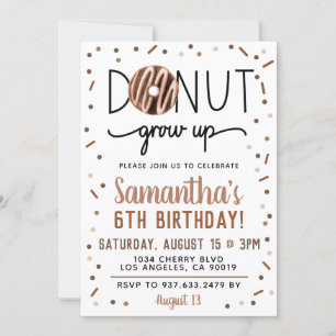 Invitation Anniversaire de l'élevage de Donut au c