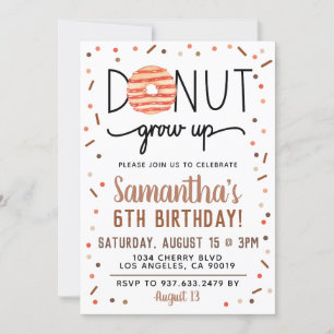 Invitation Anniversaire de l'élevage de Donut au c