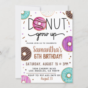 Invitation Anniversaire de l'élevage de Donut au c