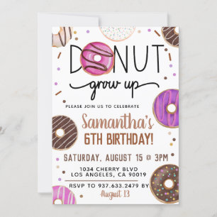 Invitation Anniversaire de l'élevage de Donut au c