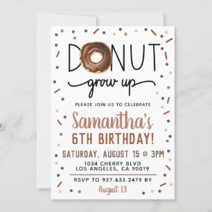 Invitation Anniversaire de l'élevage de Donut au c