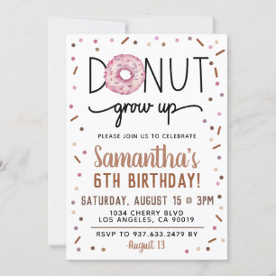 Invitation Anniversaire de l'élevage de Donut au c
