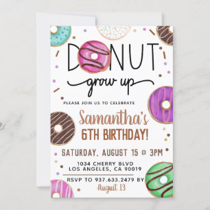 Invitation Anniversaire de l'élevage de Donut au c