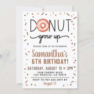 Invitation Anniversaire de l'élevage de Donut au c