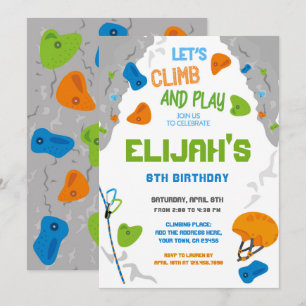 Invitation Anniversaire de l'Escalade rock