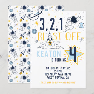 Invitation Anniversaire de l'explosion