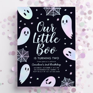 Invitation Anniversaire de Little Boo Ghost