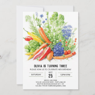 Invitation Anniversaire de Little Green Thumbs