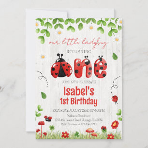 Invitation Anniversaire de Little Ladybug