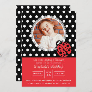 Invitation Anniversaire de Little Ladybug