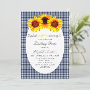 Invitation Anniversaire de Little Sunflower
