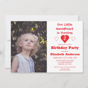 Invitation Anniversaire de Little Sweethee