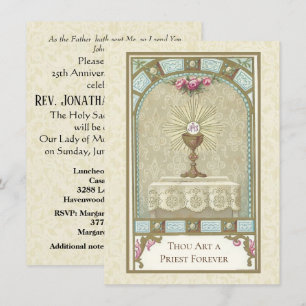 Invitation Anniversaire de l'ordre des prêtres cat