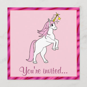 Invitation Anniversaire de l'Unicorne