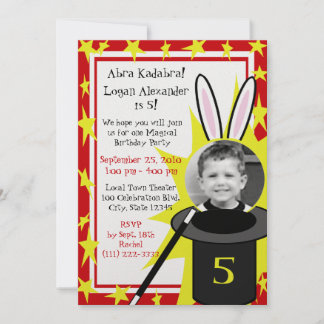 Invitation Anniversaire de Magic Me