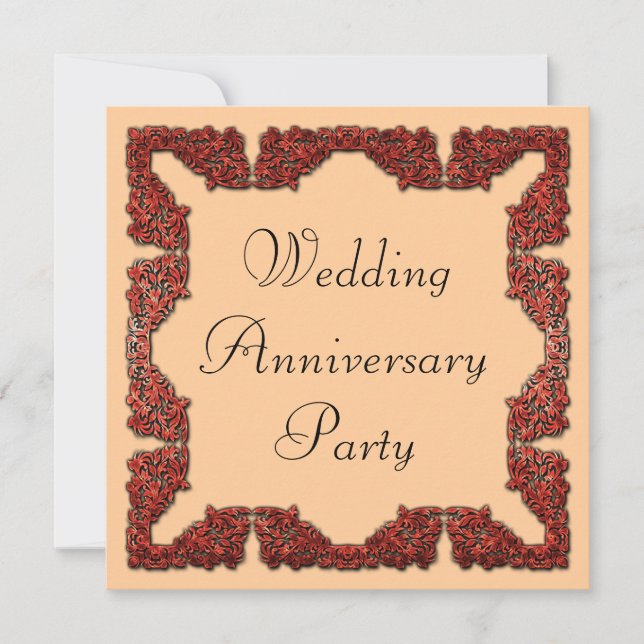 Invitation Anniversaire de mariage (Devant)