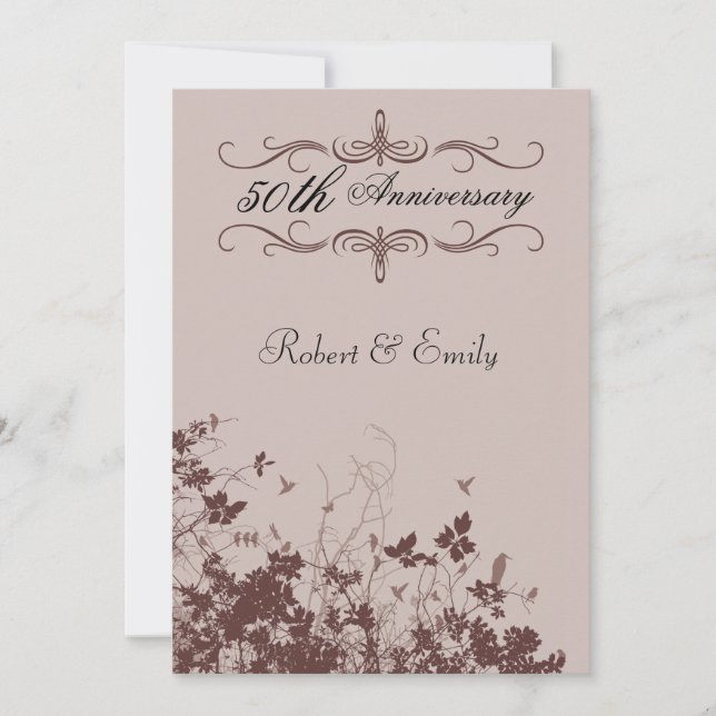 Invitation Anniversaire de mariage (Devant)