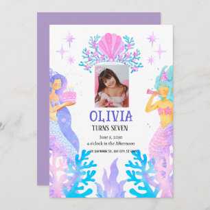 Invitation anniversaire de Marmaid