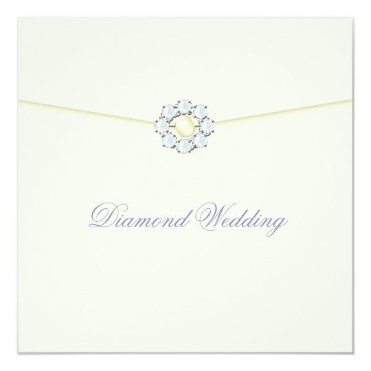 Invitation Anniversaire De Noces De Diamant Avec La Broche De Zazzle Fr Invitation Anniversaire De Noces De Diamant Avec La Broche De Zazzle Fr