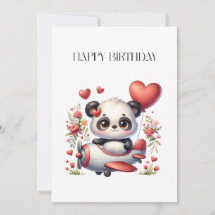 Invitation Anniversaire de Panda Pilote