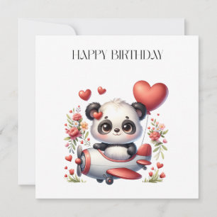Invitation Anniversaire de Panda Pilote