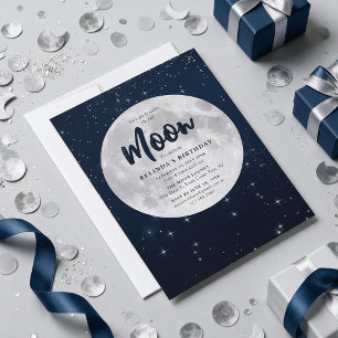 Invitation Anniversaire de pleine lune