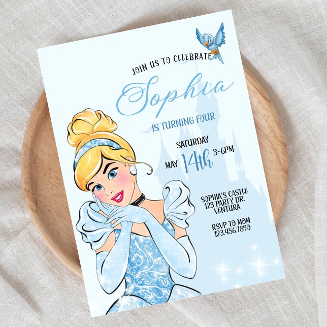Invitation Anniversaire de Princesse, Célébration Royale (Créateur téléchargé)