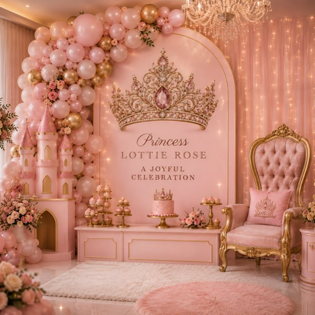 Invitation Anniversaire de Princesse de Luxe (Créateur téléchargé)