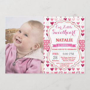 Invitation Anniversaire de Saint-Valentin Notre Petit Amoureu