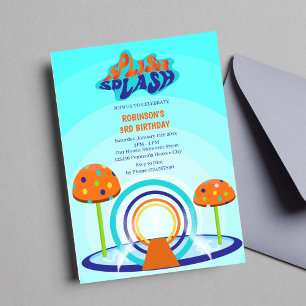 Invitation Anniversaire de Splash Pad