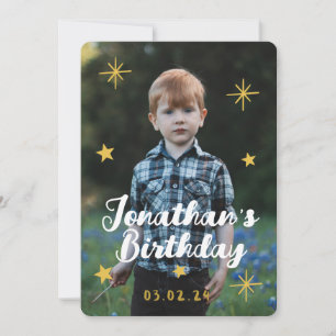 Invitation Anniversaire de Tiger Cute Photo Custom
