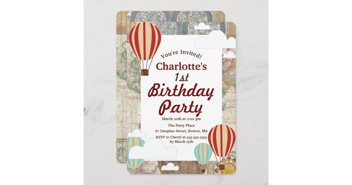 Invitation Anniversaire De Voyage Du Monde Chauds De Ballons Zazzle Fr Invitation Anniversaire De Voyage Du Monde Chauds De Ballons Zazzle Fr
