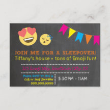 Anniversaire d'Emoji Sleepover