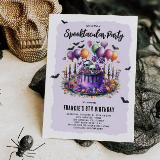 Invitation Anniversaire d'enfants Spooktacular Halloween