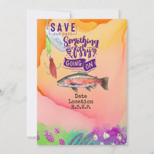 Invitation Anniversaire des amoureux de la pêche avec l'aquar