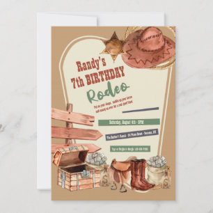 Invitation Anniversaire des éléments occidentaux